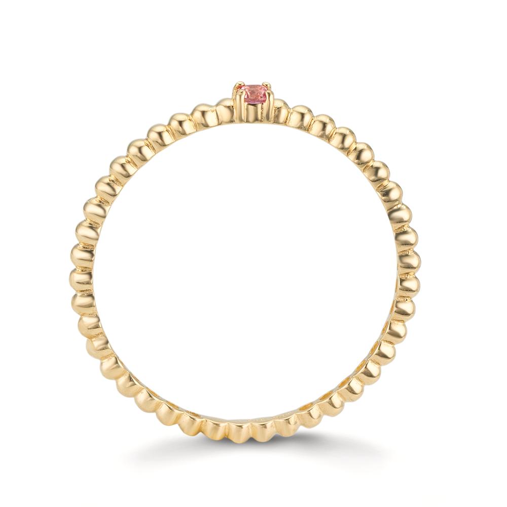 Anello Oro giallo 375/9K Topazio rosa