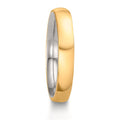 Anello del partner Oro giallo 750/18 carati, Platino 950