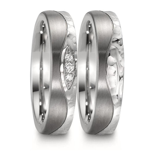 Anello del partner Acciaio inossidabile, Titanio