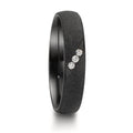 Anello del partner Zirconio Diamante 0.045 ct, 3 pietra, w-si
