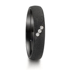 Anello del partner Zirconio Diamante 0.045 ct, 3 pietra, w-si