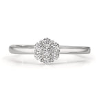 Anello Argento Zirconia 7 pietra rodiato