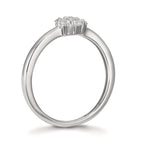 Anello Argento Zirconia 7 pietra rodiato