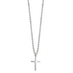 Collana Argento rodiato Croce 38-42 cm
