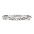 Anelli impilabili Argento Zirconia 18 pietra rodiato