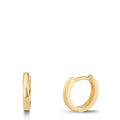 Orecchini circolari Argento giallo dorato