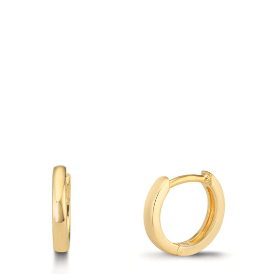 Orecchini circolari Argento giallo dorato