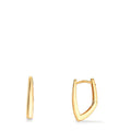 Orecchini circolari Argento giallo dorato