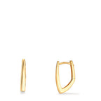 Orecchini circolari Argento giallo dorato