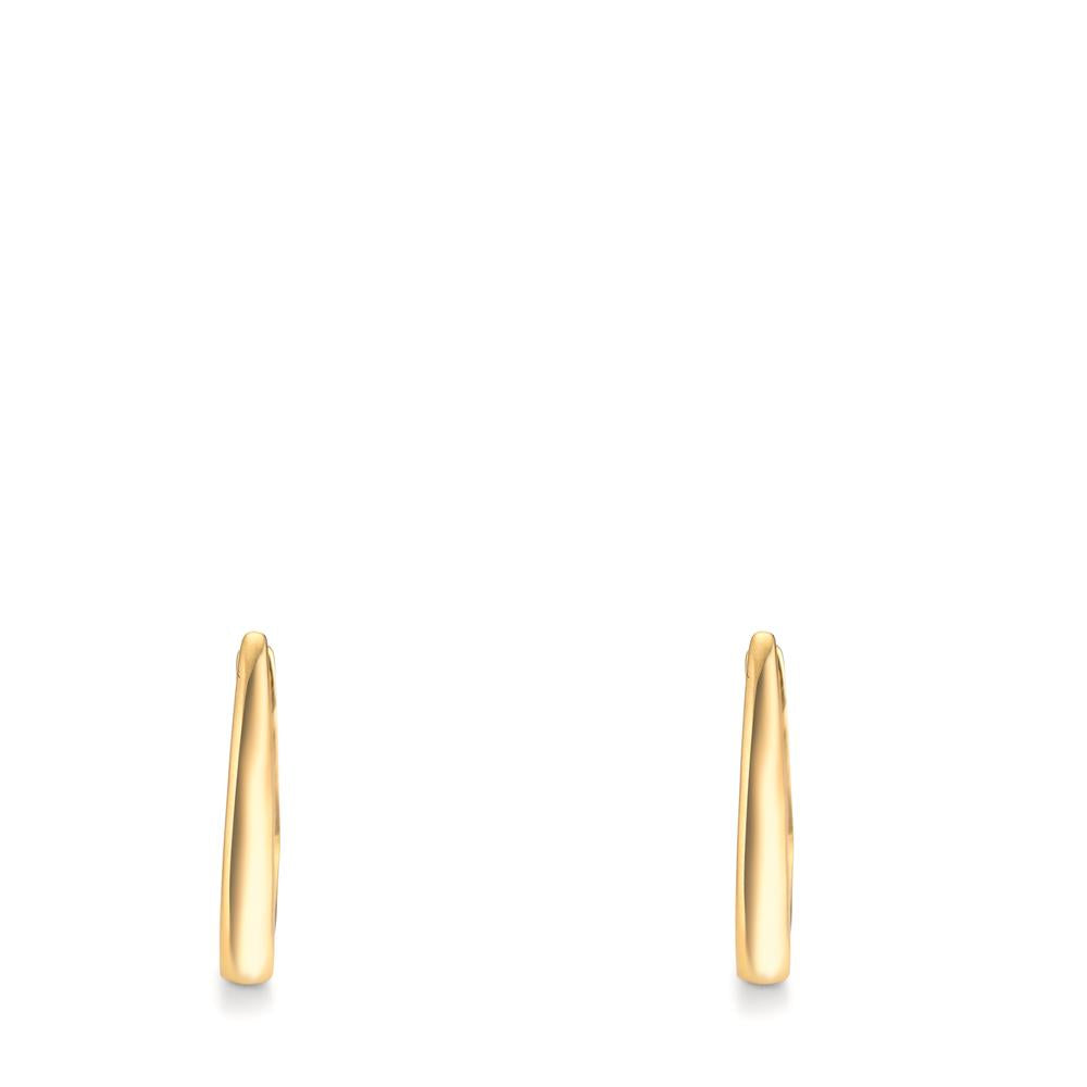 Orecchini circolari Argento giallo dorato