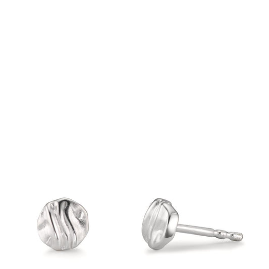 Orecchini a bottone Argento Ø6 mm