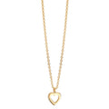 Collana Oro giallo 375/9K Cuore 38-42 cm
