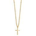 Collana Oro giallo 375/9K Croce 38-42 cm