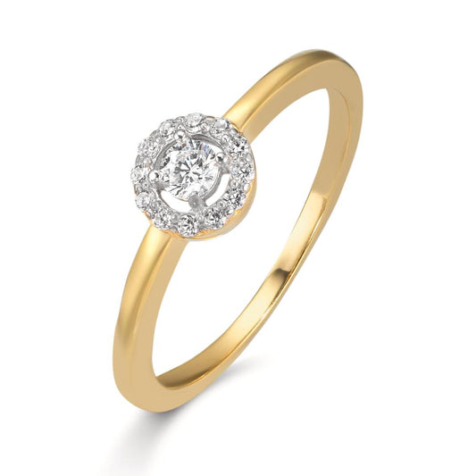 Anello Oro giallo 375/9K Zirconia
