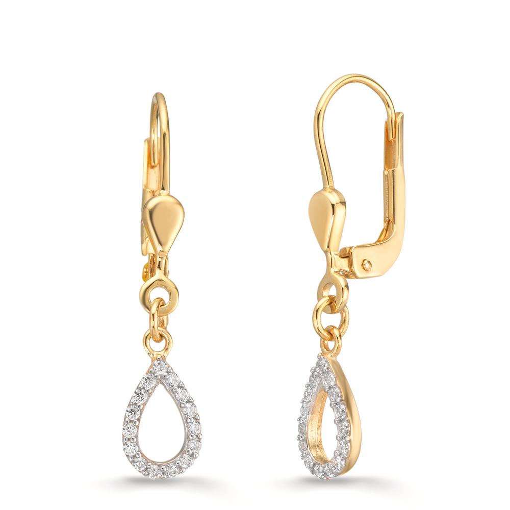Orecchini Oro giallo 375/9K Zirconia
