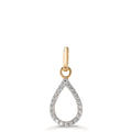 Ciondolo Oro giallo 375/9K Zirconia