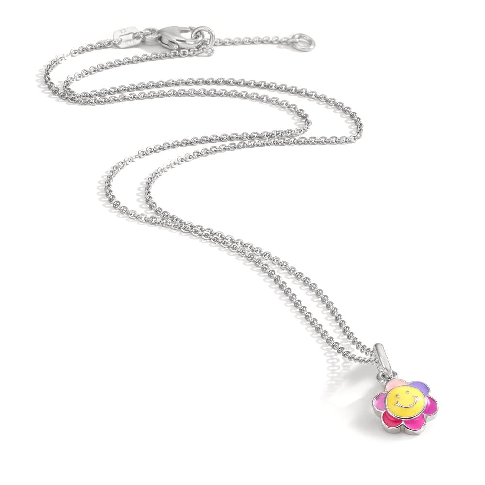 Catena con ciondolo Argento rodiato 36 cm