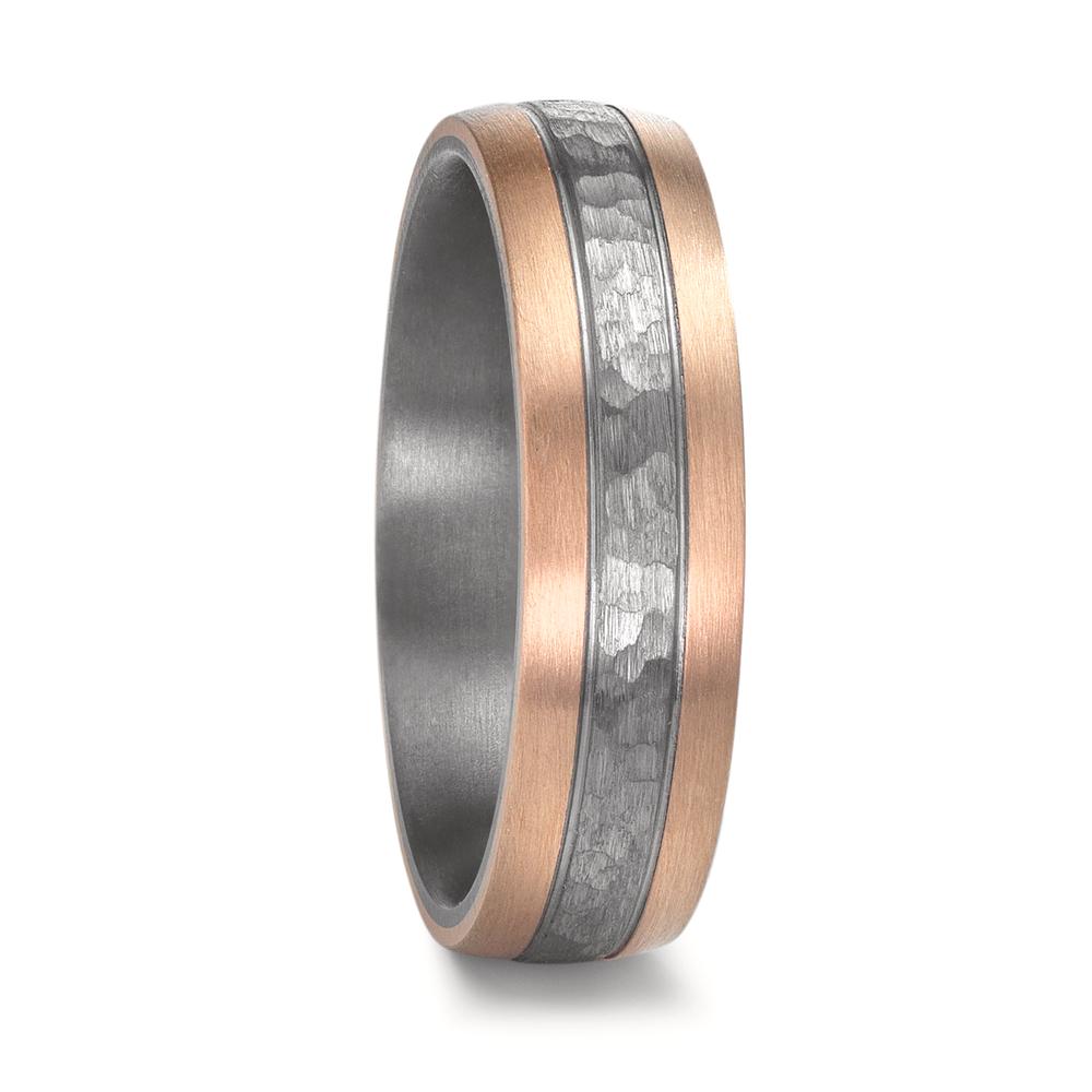 Anello del partner 999 Tantalio, Oro rosa 585/14 kt