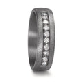 Anello del partner 999 Tantalio Laboratorio di diamanti coltivato 0.25 ct, 10 pietra, tw-vsi
