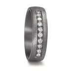 Anello del partner 999 Tantalio Laboratorio di diamanti coltivato 0.25 ct, 10 pietra, tw-vsi