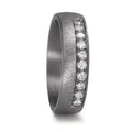 Anello del partner 999 Tantalio Laboratorio di diamanti coltivato 0.25 ct, 10 pietra, tw-vsi