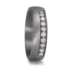 Anello del partner 999 Tantalio Laboratorio di diamanti coltivato 0.25 ct, 10 pietra, tw-vsi