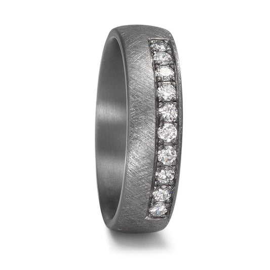 Anello del partner 999 Tantalio Laboratorio di diamanti coltivato 0.25 ct, 10 pietra, tw-vsi