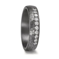 Anello del partner 999 Tantalio Laboratorio di diamanti coltivato 0.25 ct, 10 pietra, tw-vsi