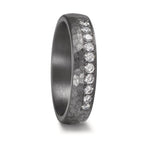 Anello del partner 999 Tantalio Laboratorio di diamanti coltivato 0.25 ct, 10 pietra, tw-vsi