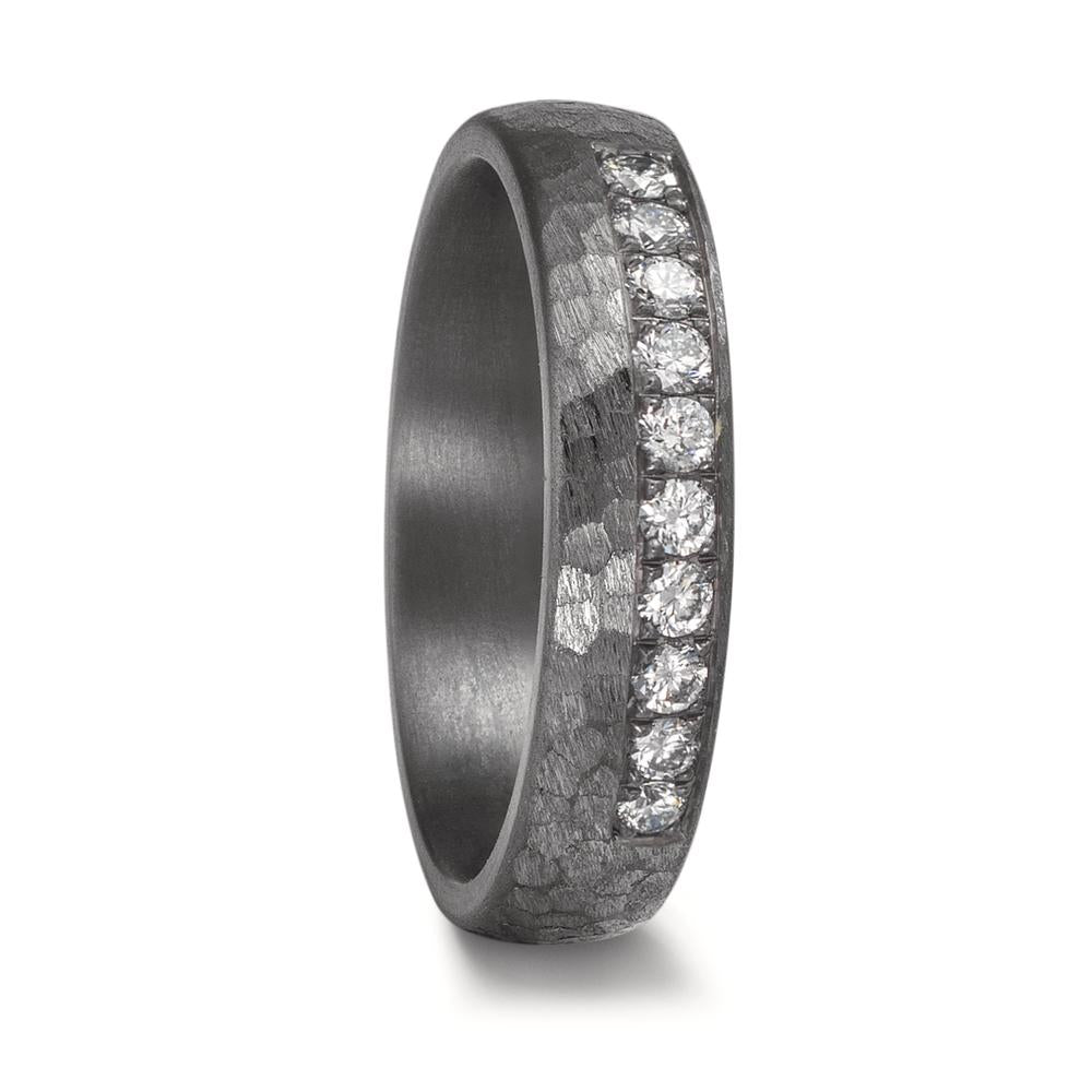 Anello del partner 999 Tantalio Laboratorio di diamanti coltivato 0.25 ct, 10 pietra, tw-vsi