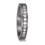 Anello del partner 999 Tantalio Laboratorio di diamanti coltivato 0.25 ct, 10 pietra, tw-vsi
