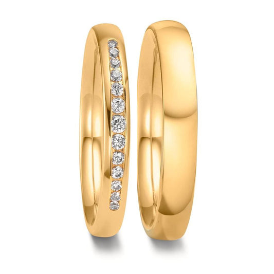 Anello del partner Oro giallo 750/18 carati