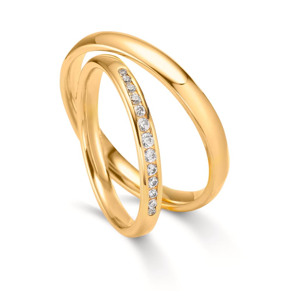 Anello del partner Oro giallo 750/18 carati