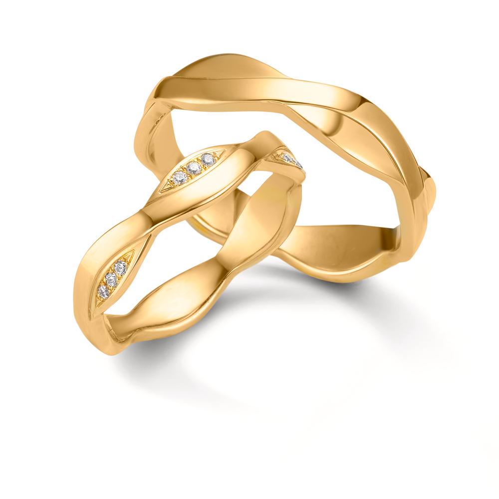 Anello del partner Oro giallo 750/18 carati