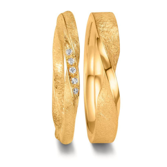 Anello del partner Oro giallo 750/18 carati