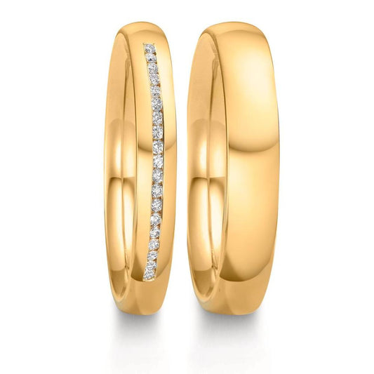 Anello del partner Oro giallo 750/18 carati