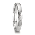 Anello del partner Platino 950 Diamante 0.02 ct, 5 pietra, w-si