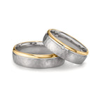 Anello del partner Argento, Oro rosa 585/14 kt bicolore
