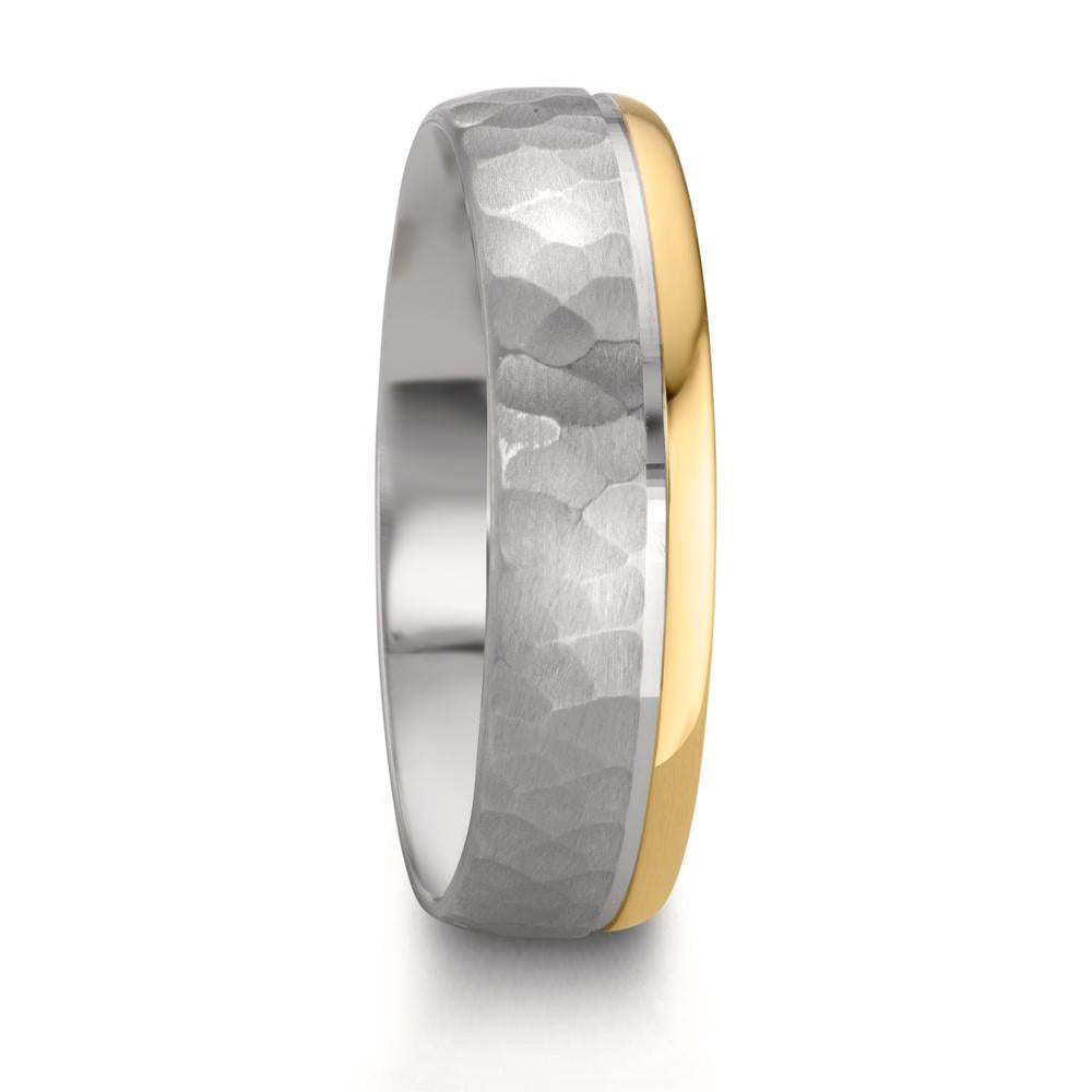 Anello del partner Argento, Oro rosa 585/14 kt bicolore