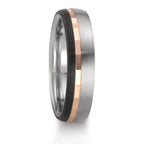 Anello del partner Acciaio inossidabile, Oro rosso 375/9K