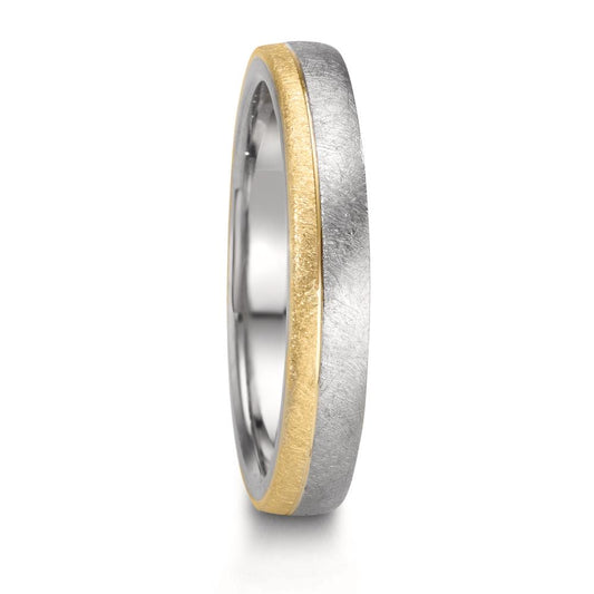 Anello del partner Acciaio inossidabile, Oro giallo 375/9K