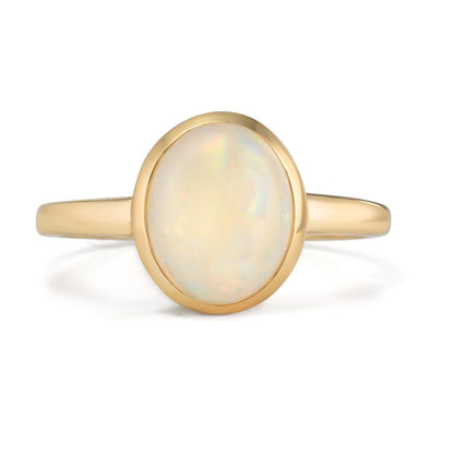 Anello Oro giallo 375/9K Opale