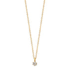 Collana Oro giallo 750/18 carati Diamante 0.03 ct, w-si 42-45 cm