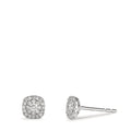 Orecchini a bottone Oro bianco 750/18 carati Diamante 0.18 ct, w-si Ø5 mm