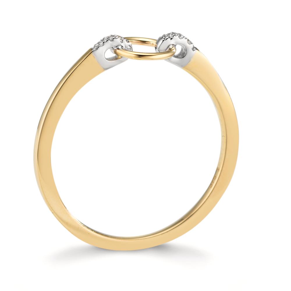 Anello Oro giallo 375/9K Zirconia 6 pietra