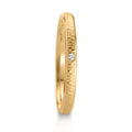 Anello del partner Oro giallo 750/18 carati Diamante 0.014 ct, w-si