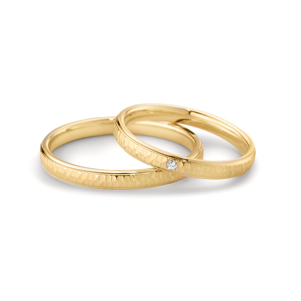 Anello del partner Oro giallo 750/18 carati