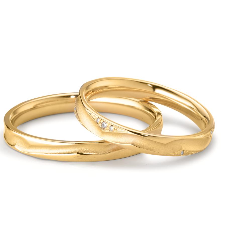 Anello del partner Oro giallo 750/18 carati