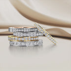 Anelli di memoria Oro giallo 750/18 carati Diamante bianco, 1 ct, 33 pietra, [Brillant], w-si