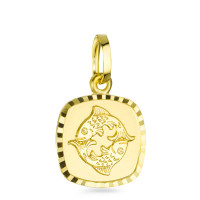 Ciondolo Oro giallo 375/9K Segno zodiacale pesce-340262